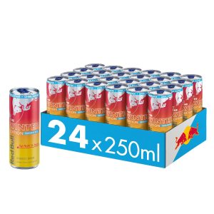 Red Bull Energy Drink Winter Edition Sugarfree – 24er-Tray – Getränk mit Fuji-Apfel- und Ingwer-Geschmack, Einweg (24 × 250 ml)